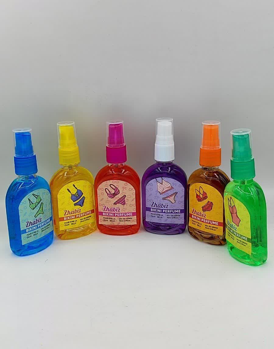 عطر بدن زنانه (عطر بیکینی) دارای رایحه های گرم و شیرین ژابیز